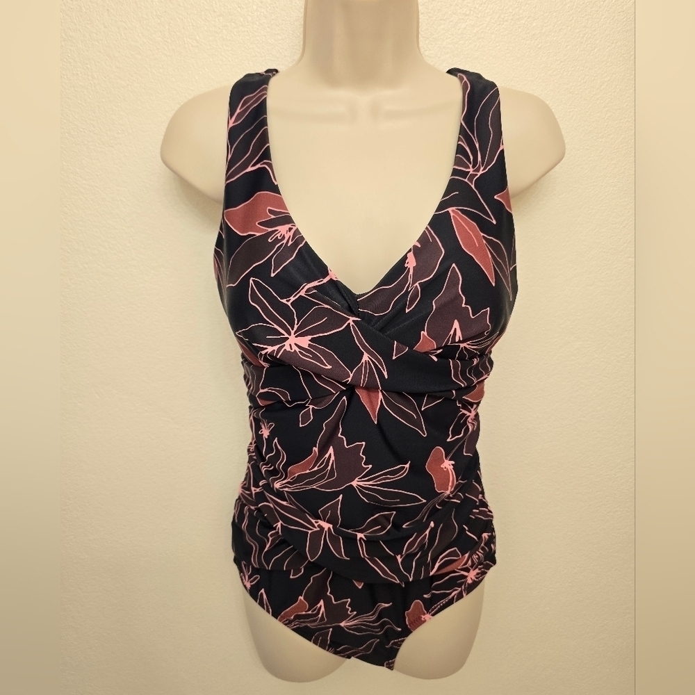 NWT Eddie Bauer One Piece Shaping Swimsuit